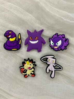 Pokemon Croc Charms, Jibbitz - Set #17